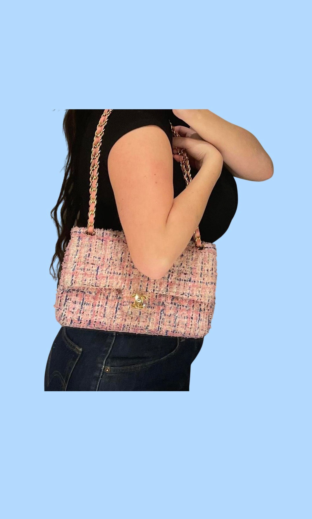 Chanel Tweed Mini Flap