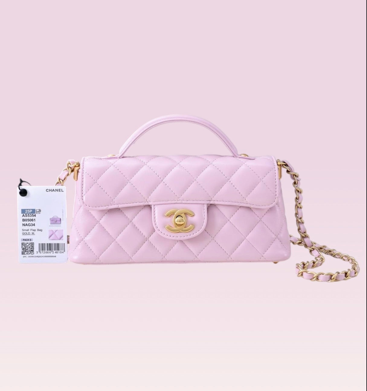 Pink Chanel Rectangle Bag