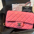 Chanel Pink Classic Flap bag