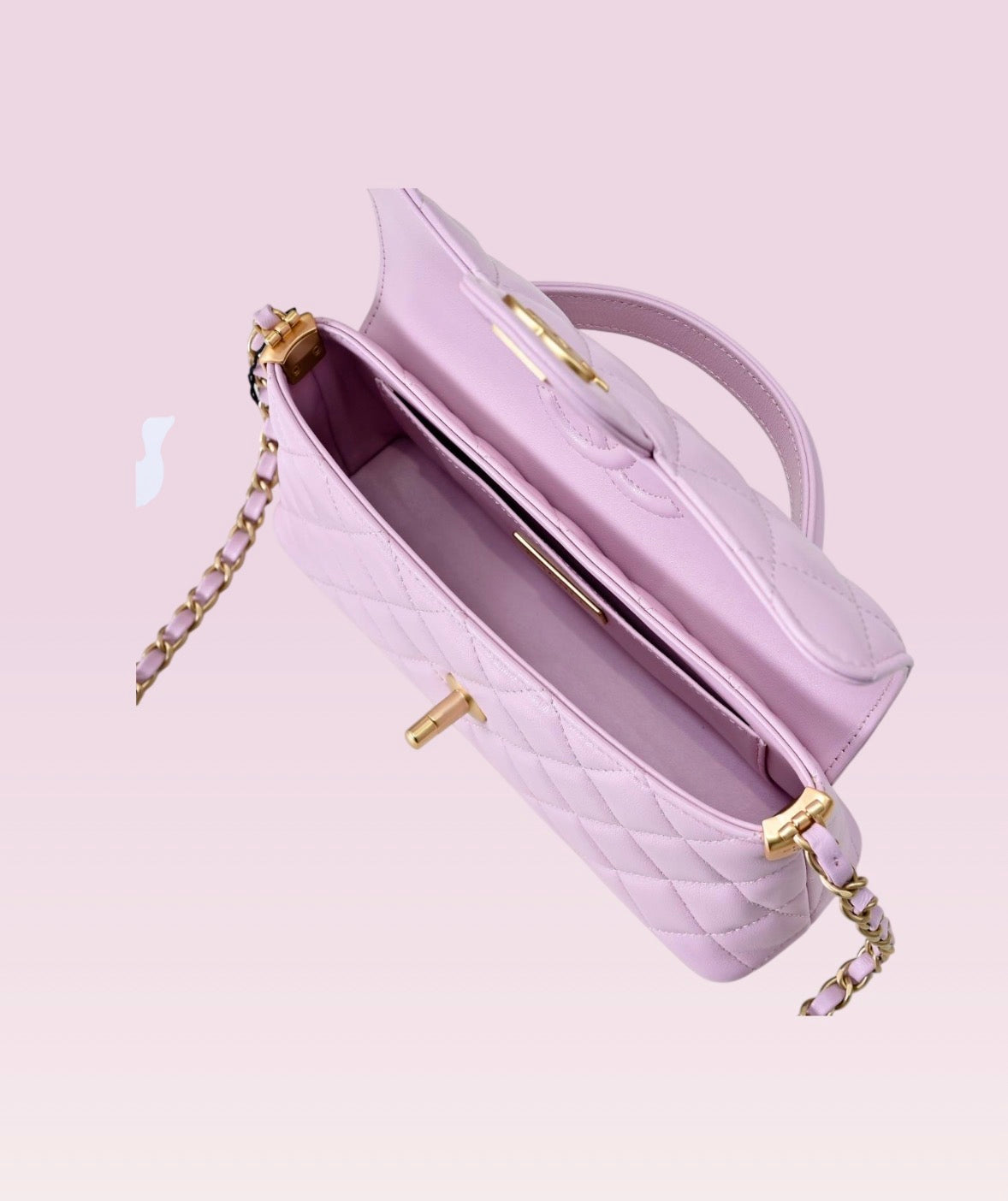 Pink Chanel Rectangle Bag