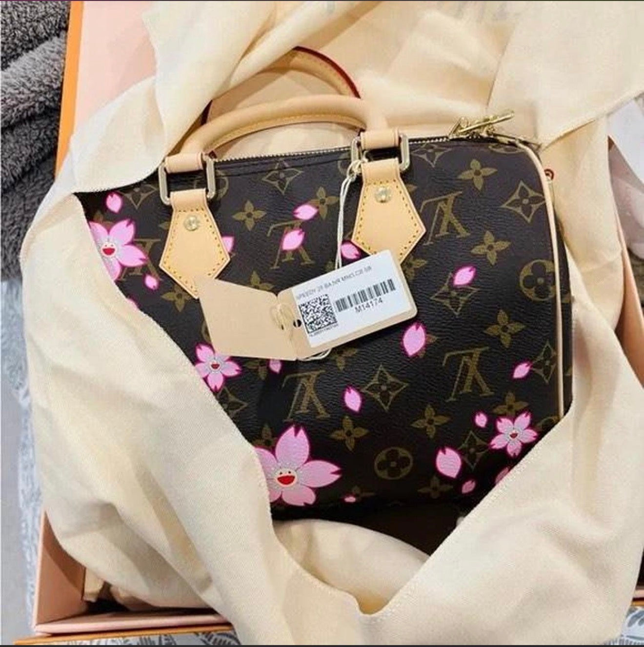 Louis Vuitton Murakami Cherry Monogram Speedy 20