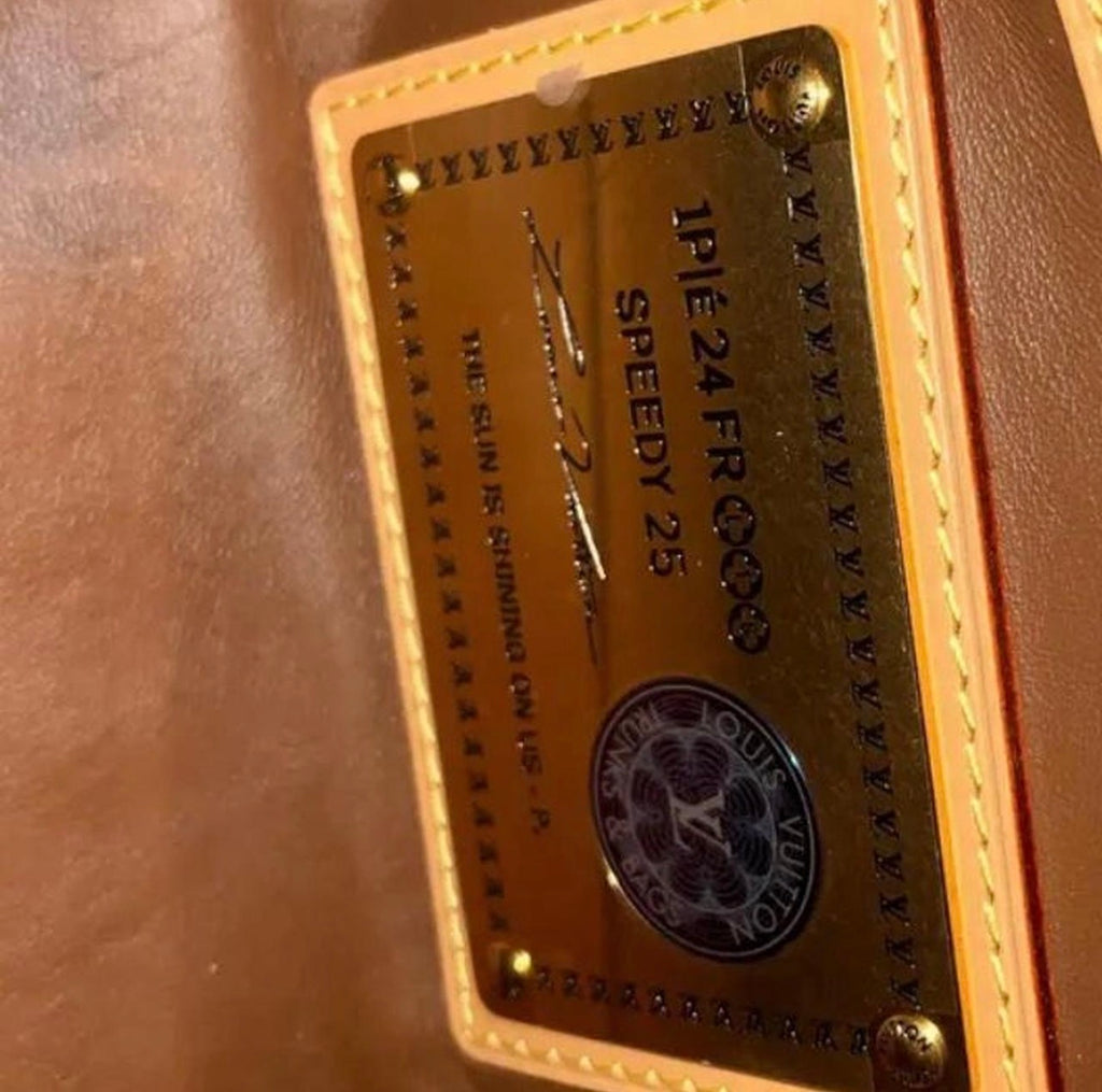 Louis Vuitton yellow speedy bag
