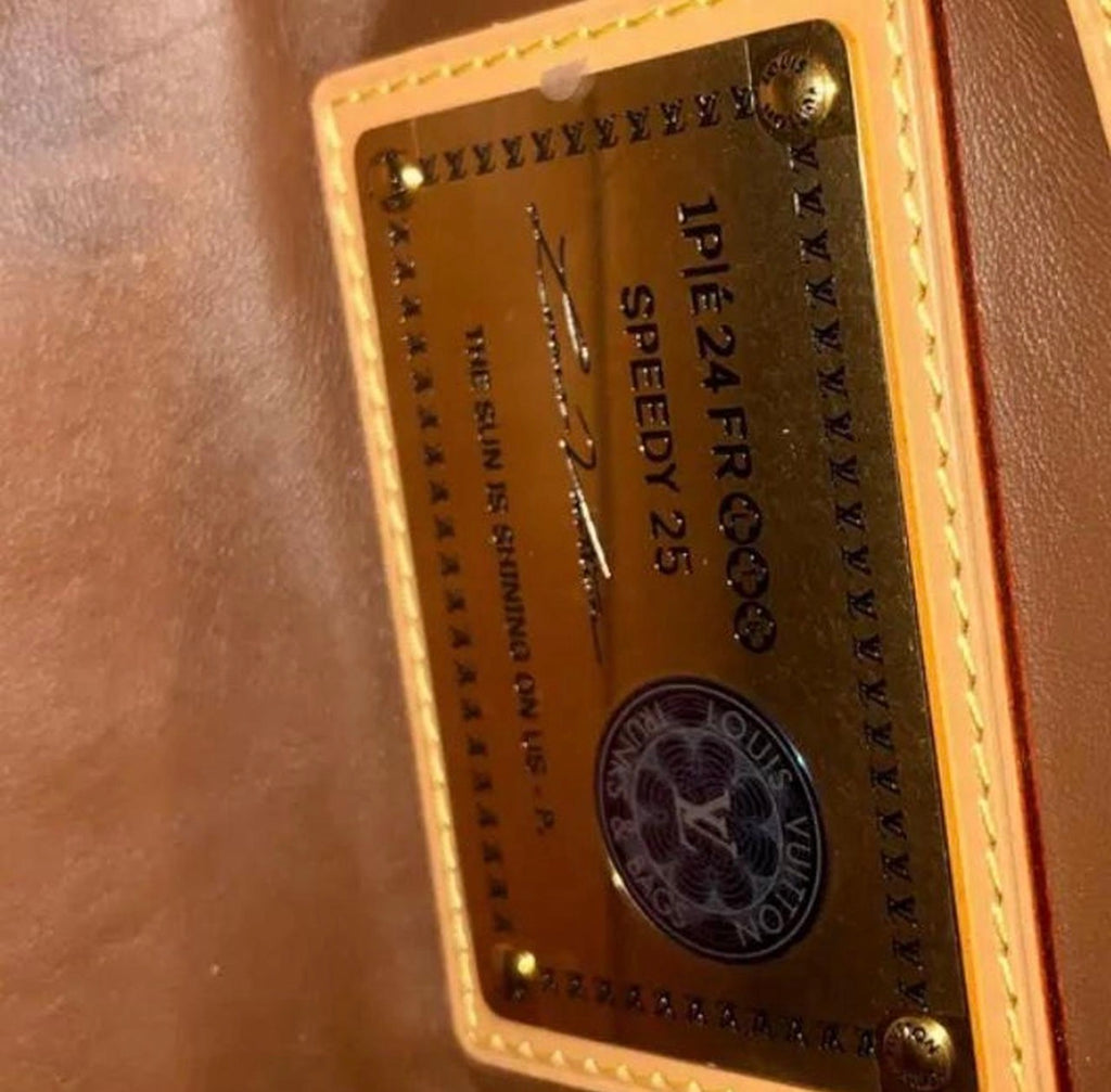 Louis Vuitton yellow speedy bag
