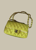 Chanel Neon Yellow Mini Flap