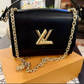 Louis Vuitton Black Epi Leather MM Twist bag